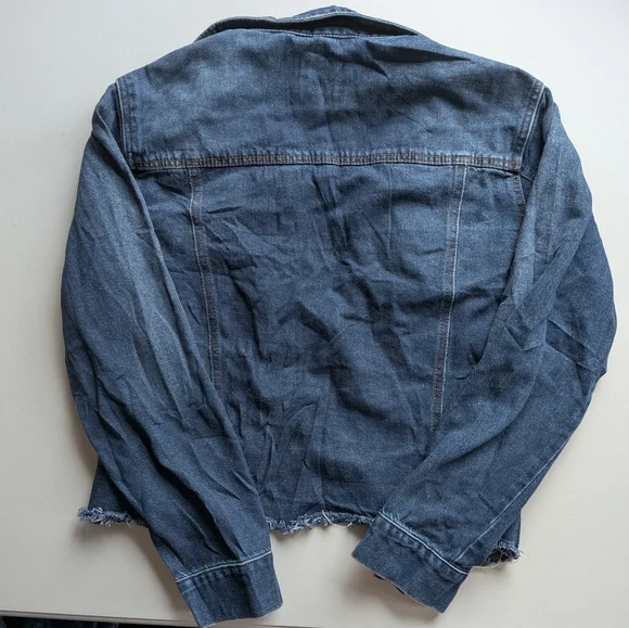 Kensie Blue Denim Jean Jacket - Picture 2 of 4